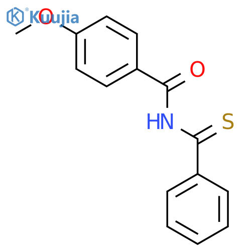 BENZAMIDE, 4-METHOXY-N-(PHENYLTHIOXOMETHYL)- structure