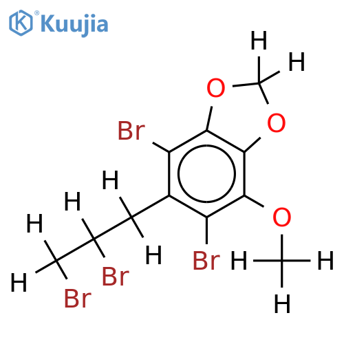 4,6-Dibrom-5-(2,3-dibrom-propyl)-7-methoxy-benzo[1,3]dioxol structure