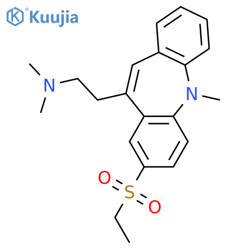 5H-Dibenz[b,f]azepine-10-ethanamine, 8-(ethylsulfonyl)-N,N,5-trimethyl- structure
