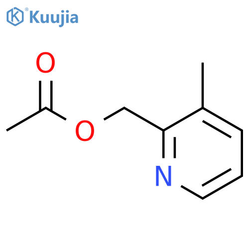 (3-methylpyridin-2-yl)methyl acetate structure