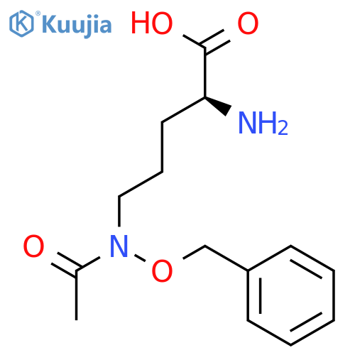 L-ORNITHINE, N5-ACETYL-N5-(PHENYLMETHOXY)- structure