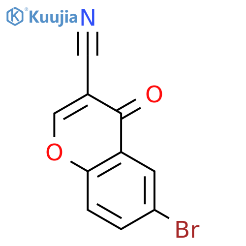6-Bromo-3-cyanochromone structure