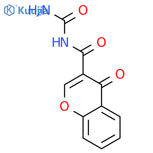 4H-1-BENZOPYRAN-3-CARBOXAMIDE, N-(AMINOCARBONYL)-4-OXO- structure