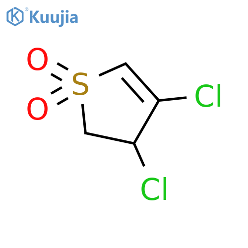 3,4-dichloro-2,3-dihydrothiophene 1,1-dioxide structure