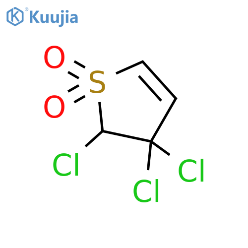 2,3,3-trichloro-2,3-dihydrothiophene 1,1-dioxide structure