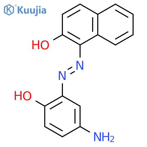 2-Naphthalenol, 1-[(5-amino-2-hydroxyphenyl)azo]- structure