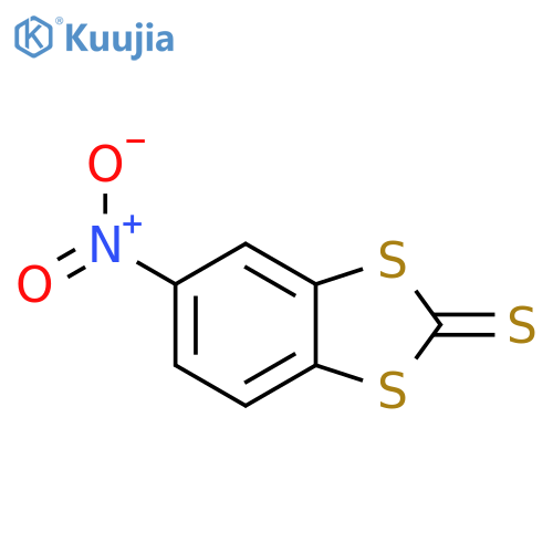 1,3-Benzodithiole-2-thione, 5-nitro- structure