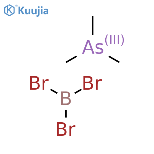 Trimethylarsine; BBr3 complex (1:1) structure