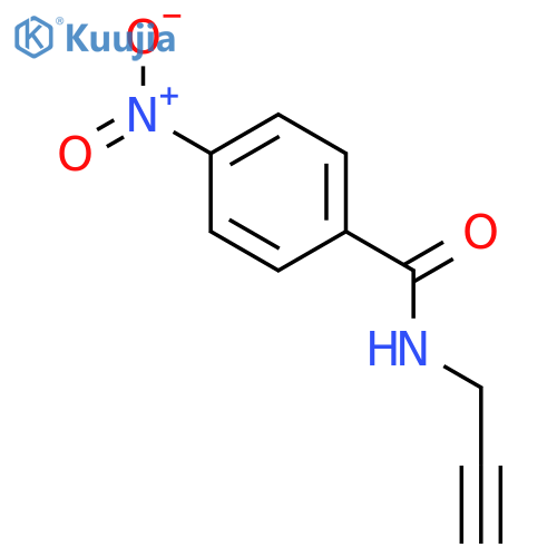 4-nitro-N-prop-2-yn-1-ylbenzamide structure