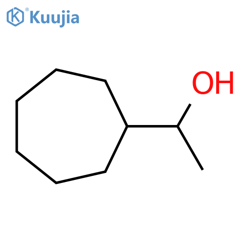 1-cycloheptylethan-1-ol structure