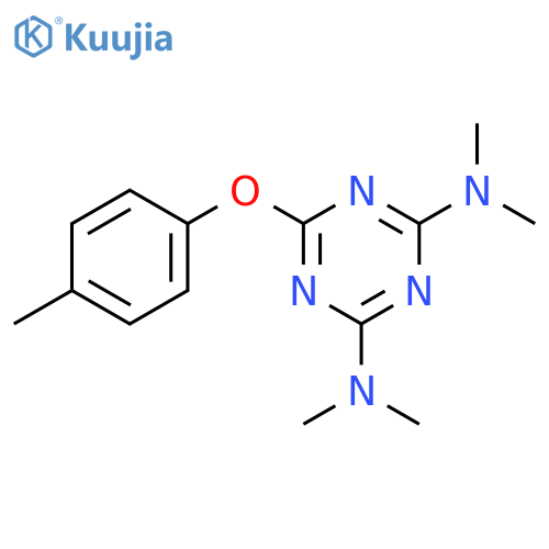 1,3,5-Triazine-2,4-diamine, N,N,N',N'-tetramethyl-6-(4-methylphenoxy)- structure