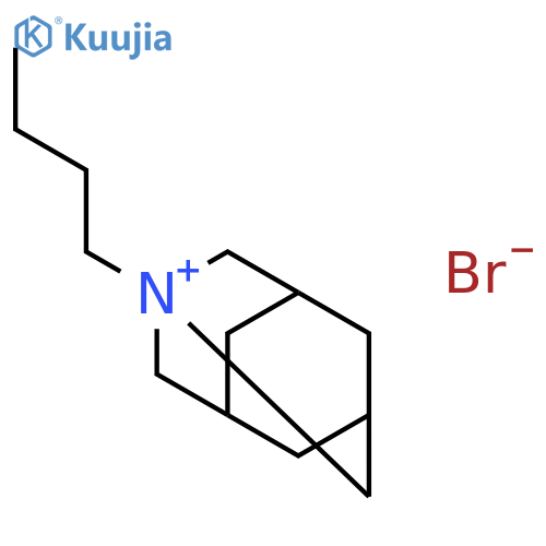 1-Azoniatricyclo[3.3.1.13,7]decane, 1-butyl-, bromide structure