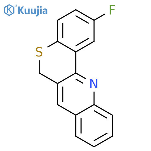 2-fluoro-6H-thiochromeno[4,3-b]quinoline structure