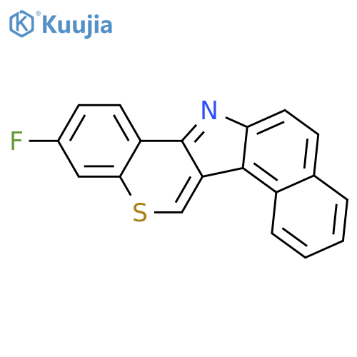 3-fluorobenzo[e]thiochromeno[4,3-b]indole structure