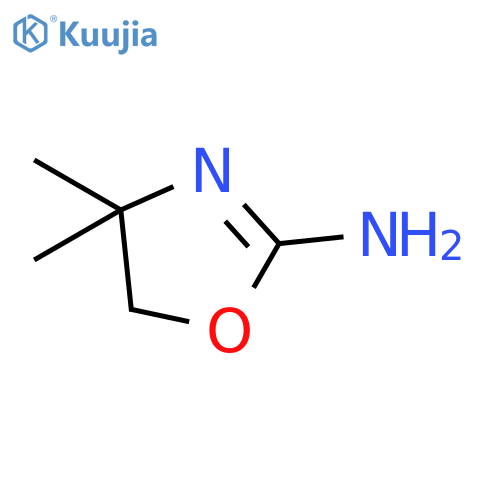 4,4-dimethyl-4,5-dihydro-1,3-oxazol-2-amine structure