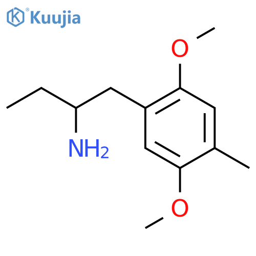 Benzeneethanamine, a-ethyl-2,5-dimethoxy-4-methyl-, (aR)- structure