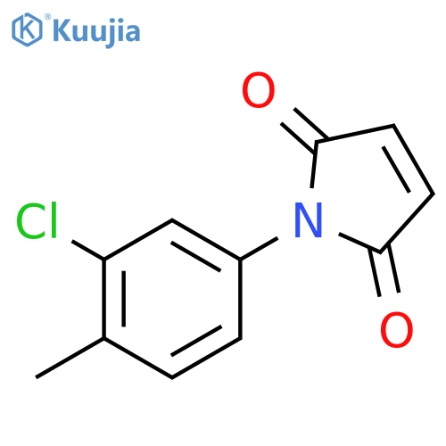 1-(3-Chloro-4-methylphenyl)-1H-pyrrole-2,5-dione structure