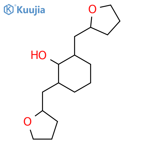 Cyclohexanol, 2,6-bis[(tetrahydro-2-furanyl)methyl]- structure