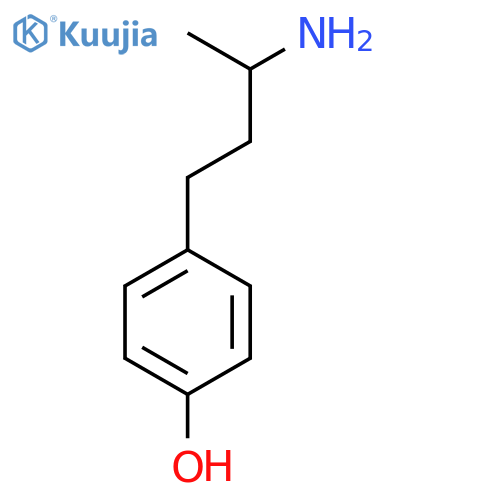 rac 4-(3-Aminobutyl)phenol structure