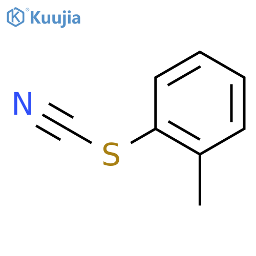 Thiocyanic acid, 2-methylphenyl ester structure
