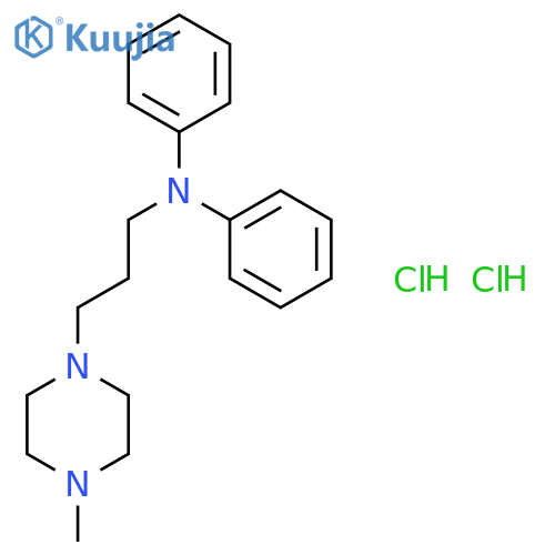 N-[3-(4-methylpiperazin-1-yl)propyl]-N-phenylaniline dihydrochloride structure