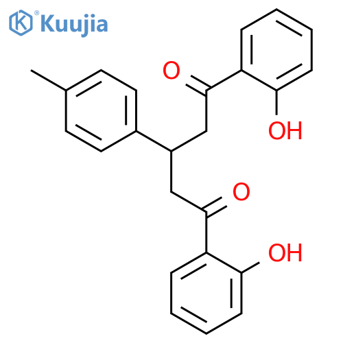 1,5-PENTANEDIONE, 1,5-BIS(2-HYDROXYPHENYL)-3-(4-METHYLPHENYL)- structure
