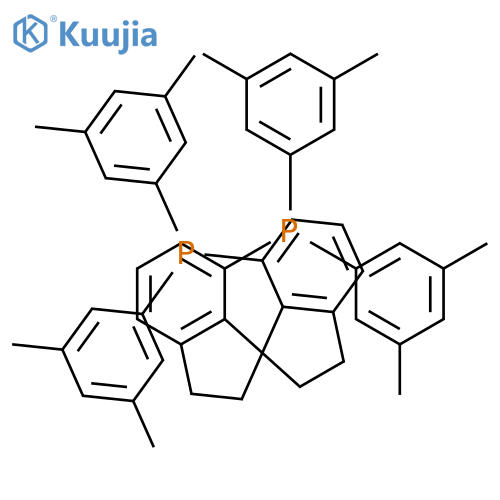 (S)-(-)-7,7'-BIS[DI(3,5-DIMETHYLPHENYL)PHOSPHINO]-2,2',3,3'-TETRAHYDRO-1,1'-SPIROBIINDANE structure