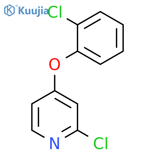 Pyridine, 2-chloro-4-(2-chlorophenoxy)- structure