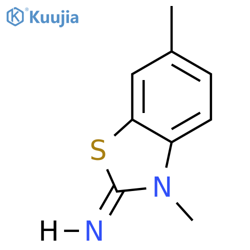 3,6-dimethyl-2,3-dihydro-1,3-benzothiazol-2-imine structure