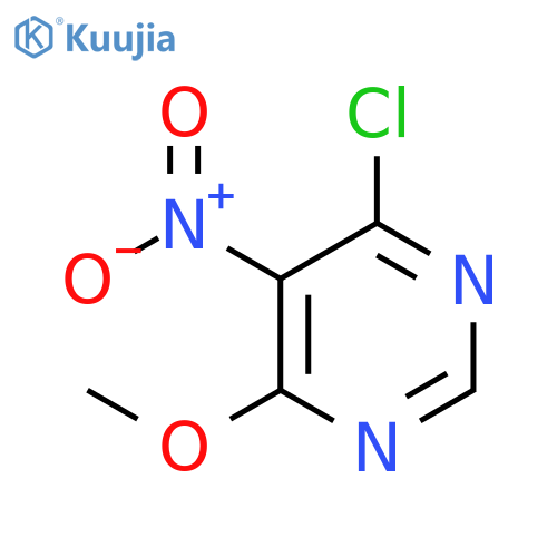 4-Chloro-6-methoxy-5-nitropyrimidine structure