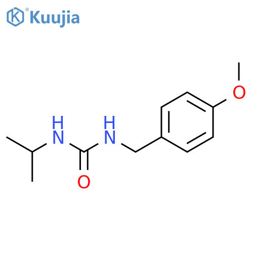 UREA, N-[(4-METHOXYPHENYL)METHYL]-N'-(1-METHYLETHYL)- structure