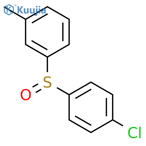 Benzene, 1-[(4-chlorophenyl)sulfinyl]-3-methyl- structure