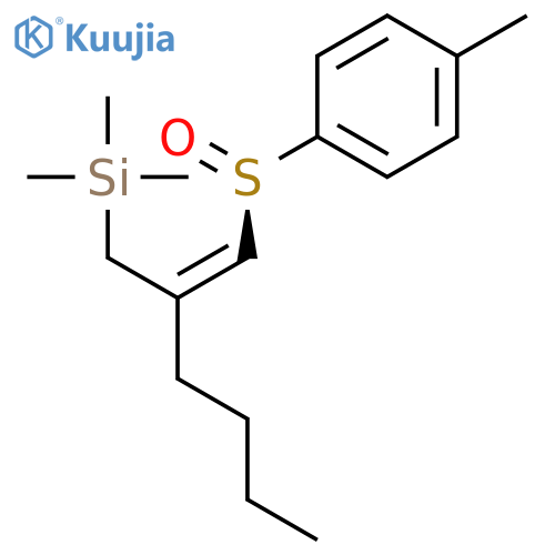Silane, trimethyl[(2E)-2-[[(R)-(4-methylphenyl)sulfinyl]methylene]hexyl]- structure