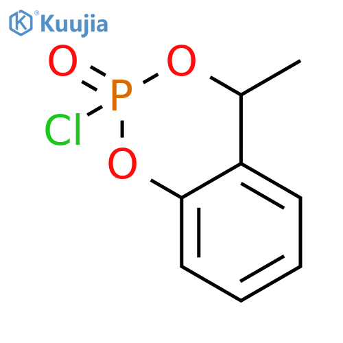 4H-1,3,2-Benzodioxaphosphorin, 2-chloro-4-methyl-, 2-oxide structure