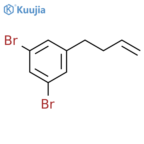 Benzene, 1,3-dibromo-5-(3-butenyl)- structure