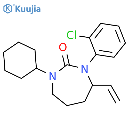2H-1,3-Diazepin-2-one,3-(2-chlorophenyl)-1-cyclohexyl-4-ethenylhexahydro- structure