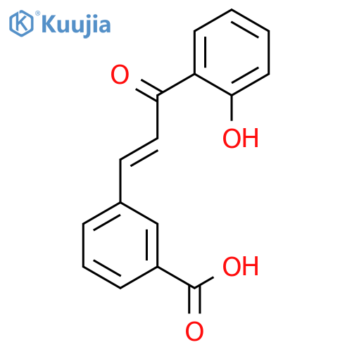 BENZOIC ACID, 3-[3-(2-HYDROXYPHENYL)-3-OXO-1-PROPENYL]- structure