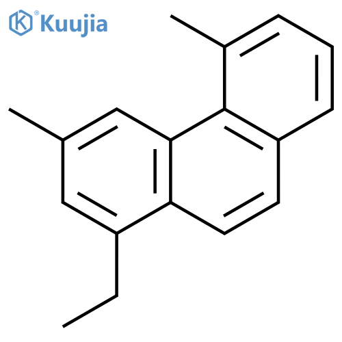PHENANTHRENE, 1-ETHYL-3,5-DIMETHYL- structure