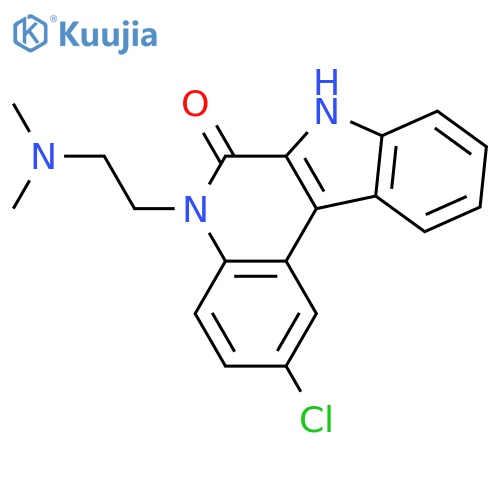 6H-Indolo[2,3-c]quinolin-6-one,2-chloro-5-[2-(dimethylamino)ethyl]-5,7-dihydro- structure