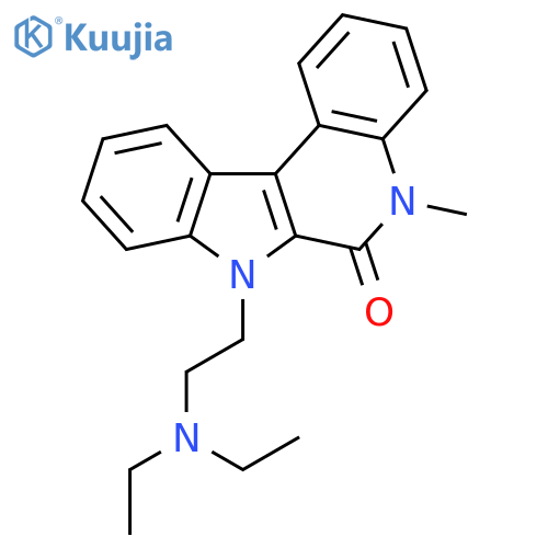 6H-Indolo[2,3-c]quinolin-6-one,7-[2-(diethylamino)ethyl]-5,7-dihydro-5-methyl- structure