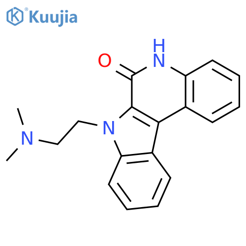 6H-Indolo[2,3-c]quinolin-6-one, 7-[2-(dimethylamino)ethyl]-5,7-dihydro- structure