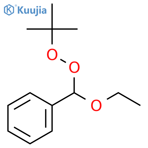 Peroxide, 1,1-dimethylethyl ethoxyphenylmethyl structure
