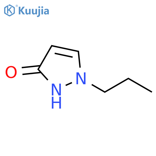 1-propyl-1H-pyrazol-3-ol structure