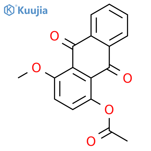 9,10-Anthracenedione, 1-(acetyloxy)-4-methoxy- structure
