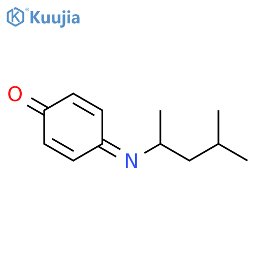 2,5-Cyclohexadien-1-one, 4-[(1,3-dimethylbutyl)imino]- structure