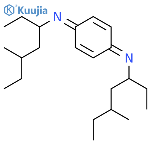 3-Heptanamine, N,N'-2,5-cyclohexadiene-1,4-diylidenebis[5-methyl- structure