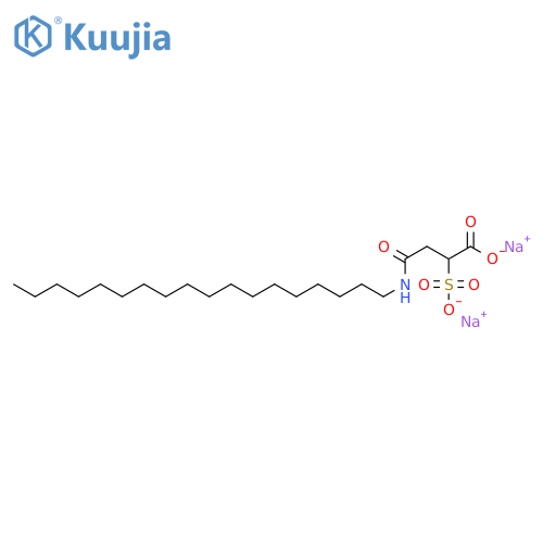 Butanoic acid, 4-(octadecylamino)-4-oxosulfo-, sodium salt (1:2) structure