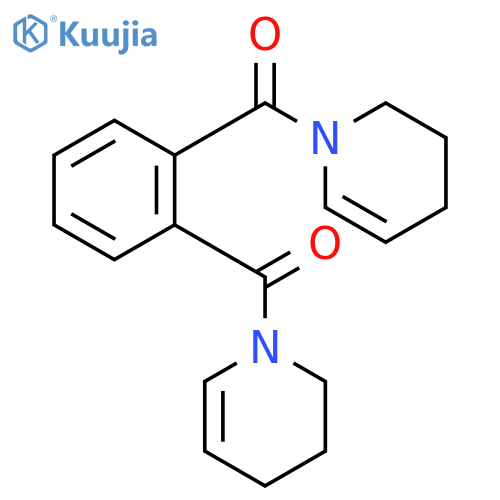 benzene-1,2-diylbis(3,4-dihydropyridin-1(2H)-ylmethanone) structure