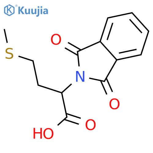 N-Phthaloyl-DL-methionine structure