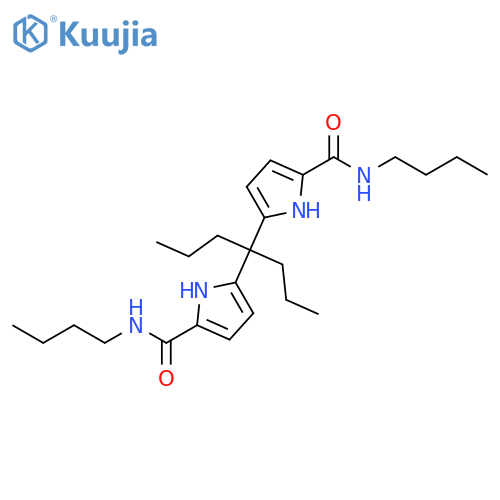 1H-Pyrrole-2-carboxamide, 5,5'-(1-propylbutylidene)bis[N-butyl- structure